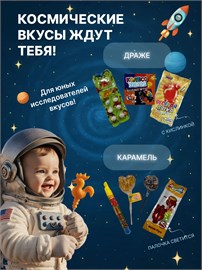 Набор подарок для мальчика сладости Бокс с вкусняшками SLAD6