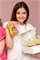 Подарочный набор сладостей Бокс вкусняшек для девочки в подарок SLAD5